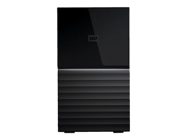 WD My Book Duo WDBFBE0160JBK - Hard drive array - 16 TB - 2 bays - HDD 8 TB x 2 - USB 3.1 (external)