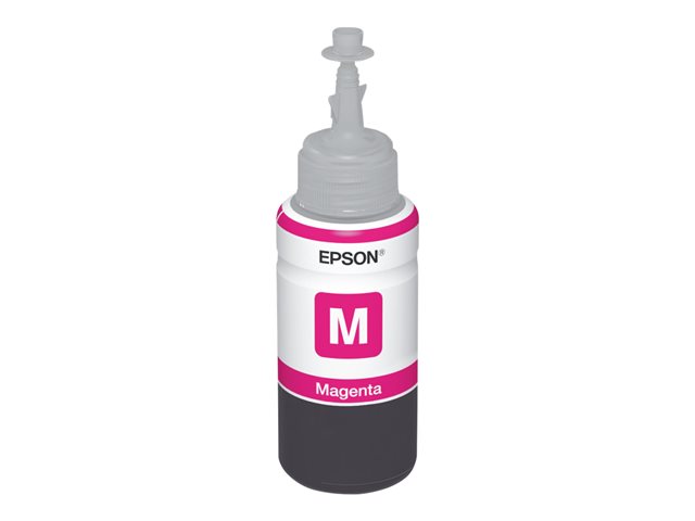 Epson T6643 - 70 ml - magenta - original - ink refill - for EcoTank ET-14000, ET-16500, ET-2500, ET-2550, ET-2600, ET-2650, ET-3600, ET-4500, ET-4550