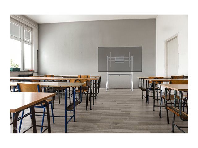 Neomounts Move Go FL50-525WH1 - Cart - for flat panel - lockable - steel - white - screen size: 55\"-86\"