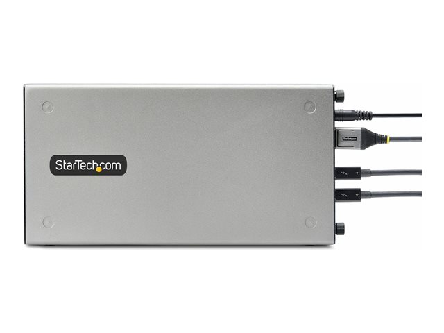 StarTech.com Thunderbolt 3 PCIe Expansion Chassis, Enclosure Box W/Dual PCI-E Slots, External PCIe Slots for Laptops/Desktops/All-In-Ones, 8K/4K Output Via TB3/DP 1.4 Ports - For PCI Express Cards (2TBT3-PCIE-ENCLOSURE) - System bus extender - DP - 1