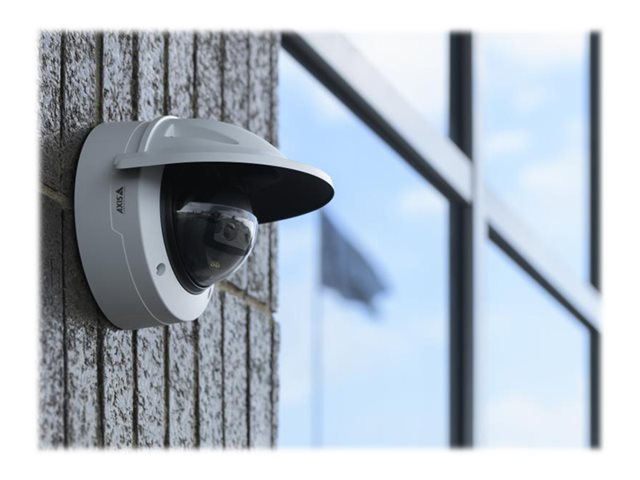 AXIS M3215-LVE - Network surveillance camera - dome - outdoor - vandal / waterproof - colour (Day&Night) - 2 MP - 1920 x 1080 - fixed iris - fixed focal - audio - LAN 10/100 - H.264, MPEG-4 Part 10, H.265, MPEG-H Part 2, MJPEG, HEVC, AVC - DC 12 V / PoE Class 3