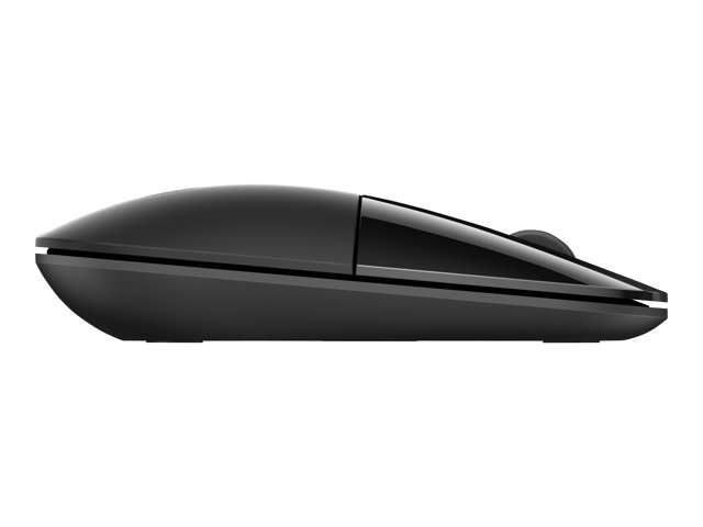 HP Z3700 - Mouse - optical - 3 buttons - wireless - Bluetooth 5.0, 2.4 GHz - USB wireless receiver - black