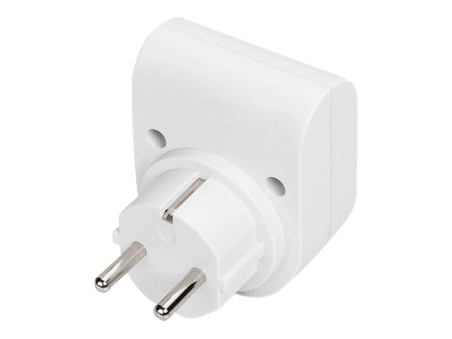 SURGE PROTECTOR WITH POWER AND PROTECTED LED SAFETY OUTLET16 A 3.500W TÃ#Ã#V-GS CE-LVD WHITE