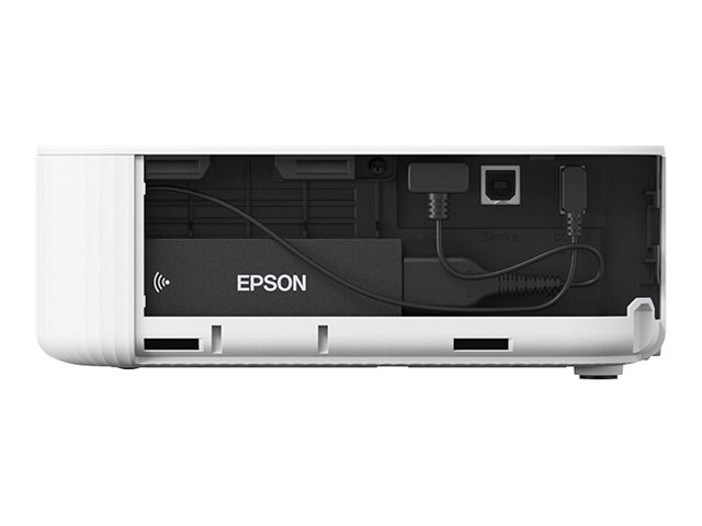 Epson CO-FH02 - 3LCD projector - portable - 3000 lumens (white) - 3000 lumens (colour) - Full HD (1920 x 1080) - 16:9 - 1080p - black / white - Android TV