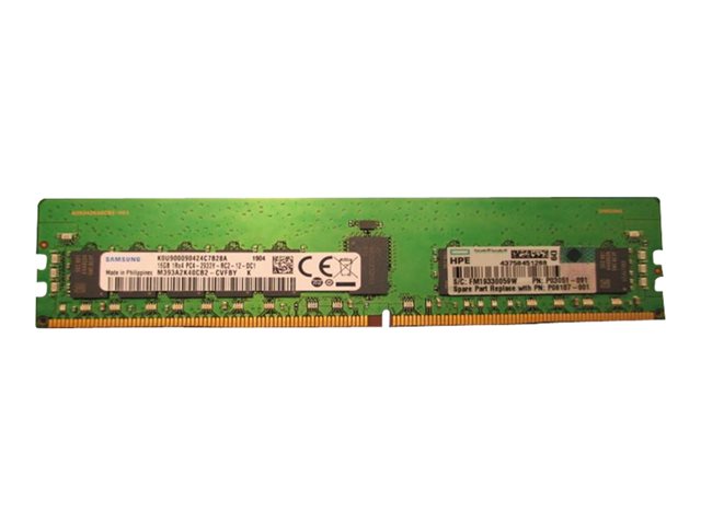 HPE SmartMemory - DDR4 - 16 GB - DIMM 288-pin - 2933 MHz / PC4-23400 - CL21 - 1.2 V - registered - ECC