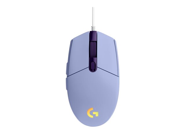 Logitech Gaming Mouse G203 LIGHTSYNC - Mouse - optical - 6 buttons - wired - USB - lilac - for Komplett Epic Gaming PC a125