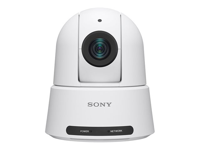 Sony 4K30P PTZ auto-framing camera with 20x optical zoom and AI analytics - white