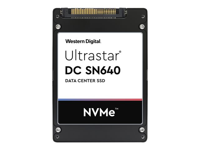 WD Ultrastar DC SN640 WUS4CB019D7P3E3 - SSD - 1920 GB - internal - 2.5\" - U.2 PCIe 3.1 x4 (NVMe) - 256-bit AES