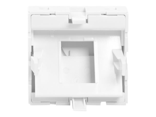 Face plate 45x45 mm 1-port angled for RA
