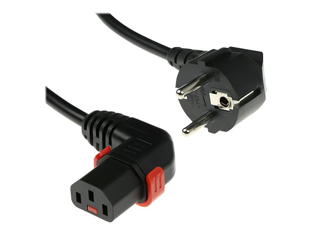 PWR CORD CEE7/7-C13 LOCK R 3M. 1 stk