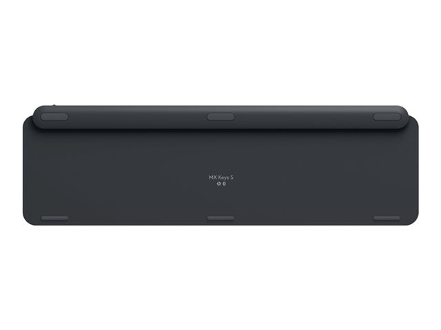 Logitech MX Keys S - Keyboard - backlit - wireless - Bluetooth LE - QWERTY - US English - key switch: Scissor-Key - graphite