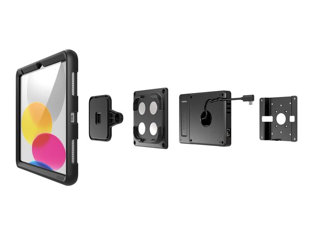 Compulocks Universal Tablet Magnetic Wall Mount Plus Hub - Mounting kit (wall mount) - for tablet - universal, magnetic - black