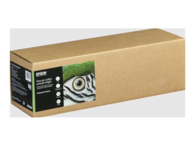 Epson Fine Art II - Cotton - matte - 490 micron - smooth bright - Roll (43.2 cm x 15 m) - 300 g/m² - 1 roll(s) box - rag paper