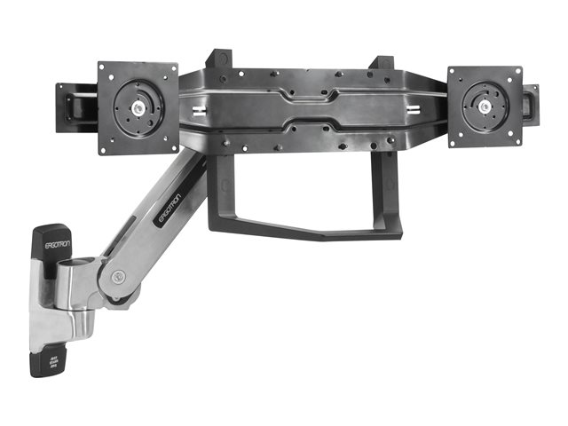 Ergotron - Mounting component (handle, dual monitor mount) - for 2 LCD displays - black - screen size: 22\"-26\" - for P/N: 45-296-026, 45-304-026