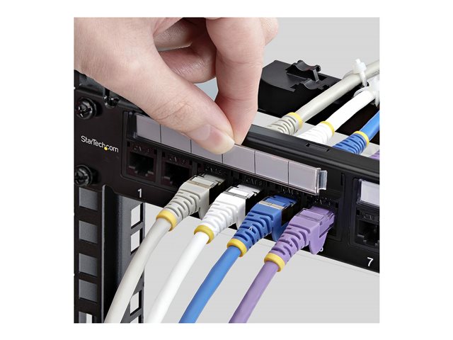 24 Port 1U Feed Through Patch Panel