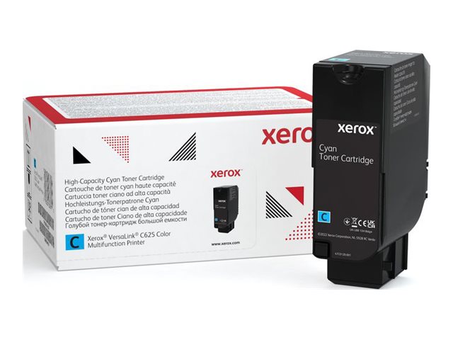 Xerox - High capacity - cyan - original - box - toner cartridge - for VersaLink C625, C625V_DN