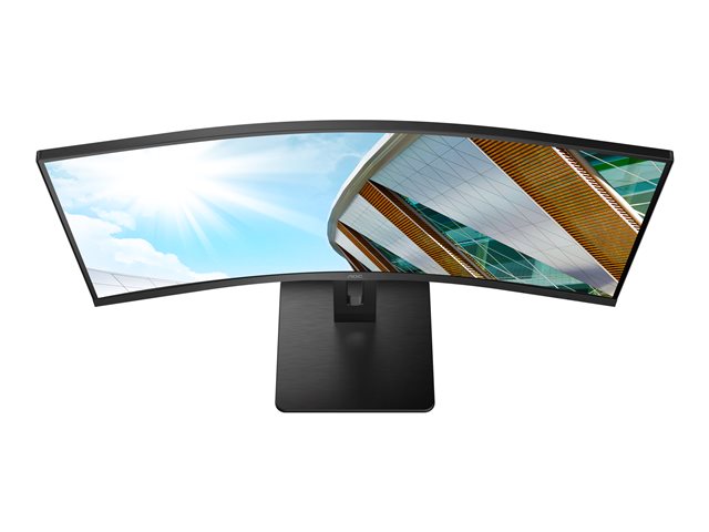 AOC CU34P2A - LED monitor - curved - 34\" - 3440 x 1440 UWQHD @ 100 Hz - VA - 300 cd/m² - 3000:1 - 1 ms - 2xHDMI, DisplayPort - speakers - black