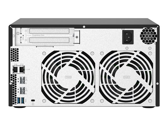 QNAP TS-832PX-4G - NAS server - 8 bays - SATA 6Gb/s - RAID RAID 0, 1, 5, 6, 10, 50, 60, JBOD - RAM 4 GB - Gigabit Ethernet / 2.5 Gigabit Ethernet / 10 Gigabit Ethernet - iSCSI support