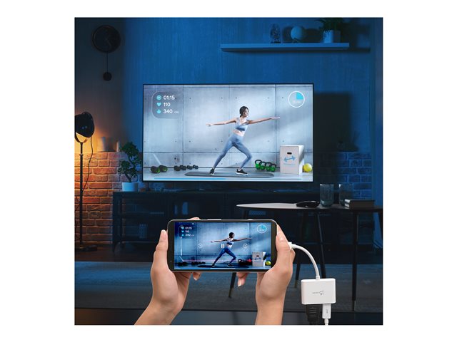 USB-C TO 4K HDMI ADAPTER ADAPTER WITH PO