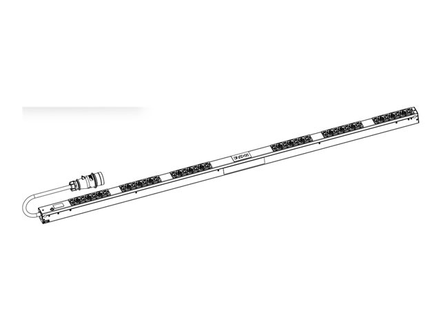 Eaton G4 - Power distribution unit (rack-mountable) - basic - AC 230-400 V - 11 kW - 3-phase - input: IEC 60309 16A - output connectors: 42 (24 x IEC 60320 C13, 18 x IEC 60320 C39) - 3 m cord - black