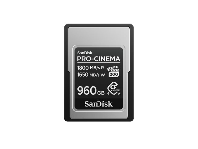 PRO-CINEMA CFexpress Type A Card 960GB