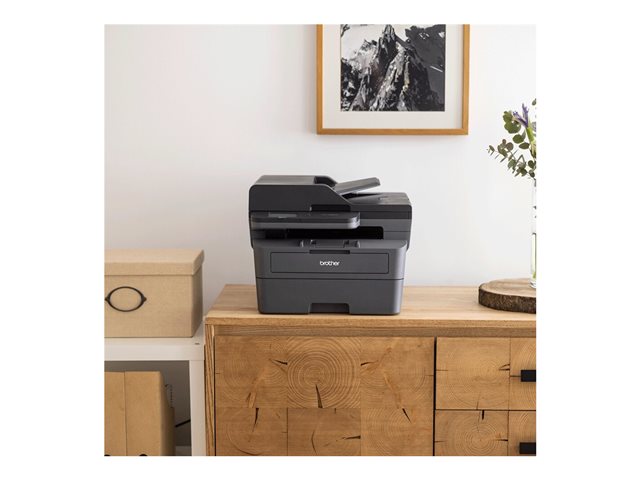 Brother MFC-L2860DWE - Multifunction printer - B/W - laser - A4/Legal (media) - up to 34 ppm (copying) - up to 34 ppm (printing) - 250 sheets - 33.6 Kbps - USB 2.0, LAN, Wi-Fi(n)