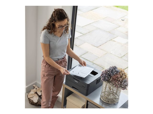 Brother HL-L2400DWE - Printer - B/W - Duplex - laser - A4/Legal - 1200 x 1200 dpi - up to 30 ppm - capacity: 250 sheets - USB 2.0, Wi-Fi(n)