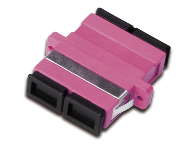 FO Coupler Duplex SC to SC MM OM4 Violet