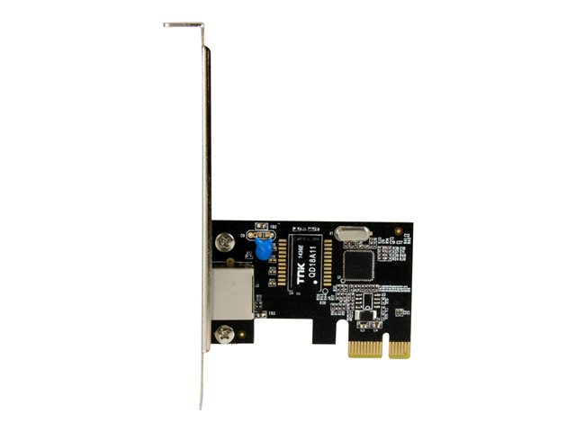 StarTech.com 1-Port Gigabit Ethernet Network Card - PCI Express, Intel I210 NIC - Single Port PCIe Network Adapter Card with Intel Chipset (ST1000SPEXI) - Network adapter - PCIe low profile - 1GbE - 1000Base-T - black