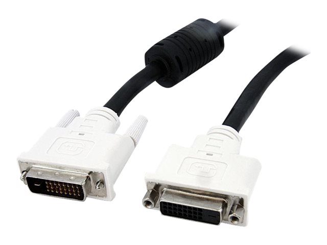 StarTech.com 2m DVID Dual Link Monitor Extension Cable M/F - DVI extension cable - dual link - DVI-D (M) to DVI-D (F) - 2 m - black