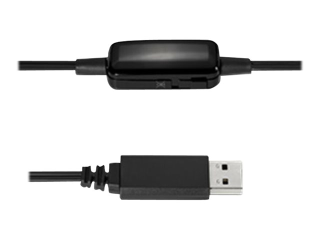 Kensington USB Hi-Fi Headphones - Headphones with mic - on-ear - wired - USB