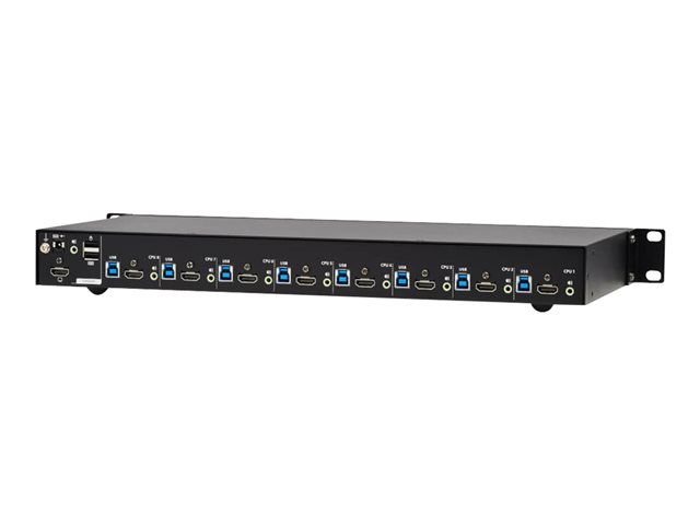 Eaton Tripp Lite series 4K HDMI/USB KVM Switch 8-Port - 4K 60 Hz Video/Audio, USB Peripheral Sharing, 1U Rack-Mount - KVM / audio / USB switch - 8 x KVM / audio - 1 local user - rack-mountable - TAA Compliant
