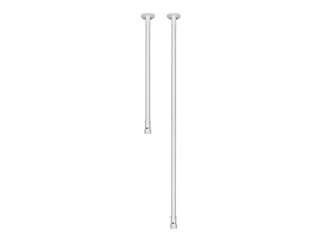 B-TECH System V BT5965 - Mounting kit (ceiling mount, 1.5\" NPT threaded pipe adapter) - for CCTV camera - white