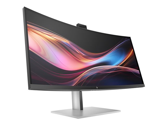 HP 734pm - Series 7 Pro - LED monitor - curved - 34\" - 3440 x 1440 WQHD @ 120 Hz - IPS Black - 400 cd/m² - 2000:1 - DisplayHDR 400 - 5 ms - Thunderbolt 4, HDMI, DisplayPort, USB-C - speakers - black, silver