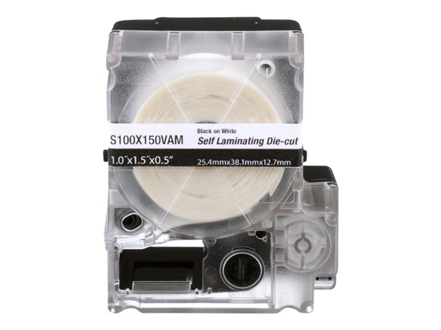 Panduit - Vinyl - adhesive - clear/white - 25.4 x 38.1 mm 175 roll(s) (1 roll(s) x 175) labels - for Panduit MP300
