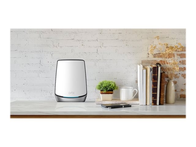 NETGEAR Orbi RBS850 - Wi-Fi range extender - 4 ports - 1GbE - Wi-Fi 6 - 2.4 GHz, 5 GHz - desktop
