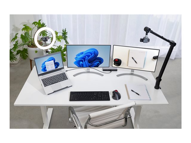 Kensington A1010 - Stand - telescopic - for microphone / webcam / light - 3/8\" screw mount - desktop - for Kensington ProVC Bundle