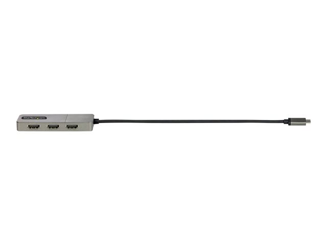 3-Port USB-C to HDMI MST Hub, 4K 60Hz