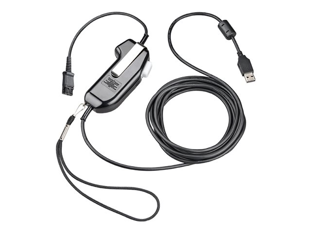 Poly PTT Secure Voice 12 inch Straight PTT Selectable TAA No - Replaces Poly SKU 216086-01