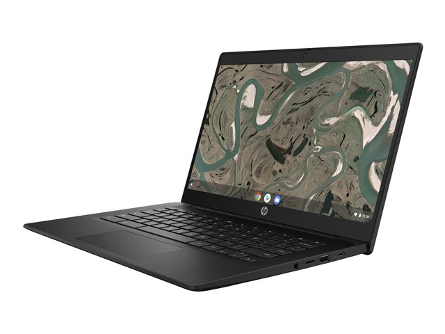 HP Chromebook 14 G7 - 180-degree hinge design - Intel Celeron - N5100 / up to 2.8 GHz - Chrome OS - UHD Graphics - 8 GB RAM - 64 GB eMMC - 14\" IPS 1920 x 1080 (Full HD) - Wi-Fi 6 - kbd: Belgium