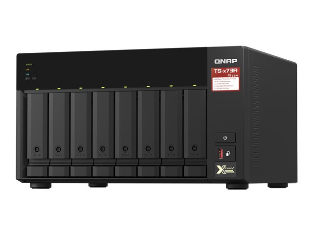 QNAP TS-873A - NAS server - 8 bays - SATA 6Gb/s - RAM 8 GB - Gigabit Ethernet / 2.5 Gigabit Ethernet