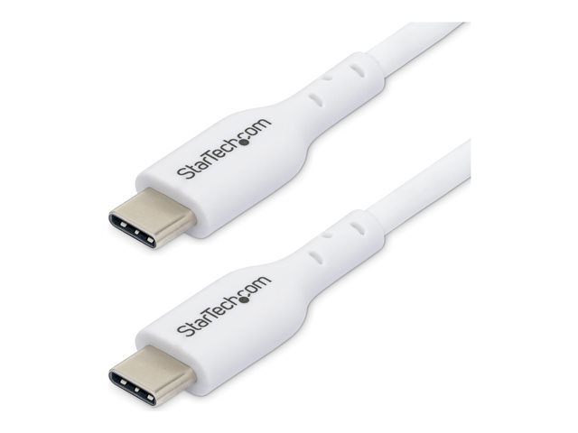 1m 3.3ft White USB-C Cable 2 Pack