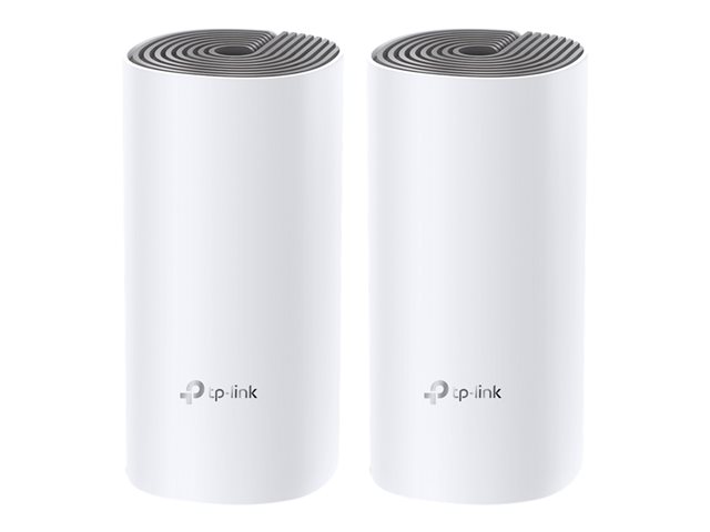TP-Link Deco E4 - Wi-Fi system - (2 routers) - up to 2,800 sq.ft - mesh - Wi-Fi 5 - Dual Band