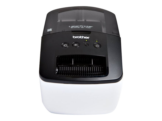 Brother QL-700 - Label printer - direct thermal - Roll (6.2 cm) - 300 x 600 dpi - up to 150 mm/sec - USB - cutter