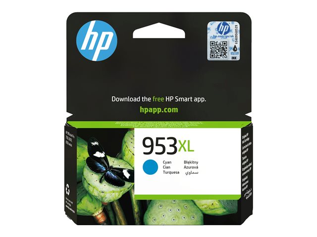 HP 953XL High Yield Cyan Original Ink Ca