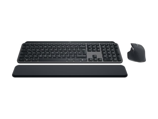 Logitech MX Keys Combo for Business | Gen 2 - Keyboard and mouse set - backlit - wireless - Bluetooth LE - QWERTZ - Swiss - graphite