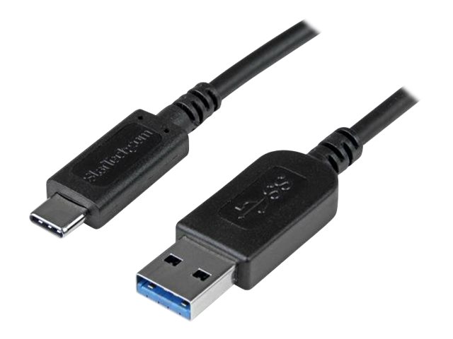 StarTech.com 3 ft 1m USB to USB C Cable - USB 3.1 10Gpbs - USB-IF Certified (USB31AC1M) - USB cable - 24 pin USB-C (M) to USB Type A (M) - USB 3.1 - 1 m - black - for P/N: DKM30CHDPD, DKM30CHDPDUE, HB31C2A2CME, HB31C3A1CME, PEXUSB312A1C1H, PEXUSB312A2C2V