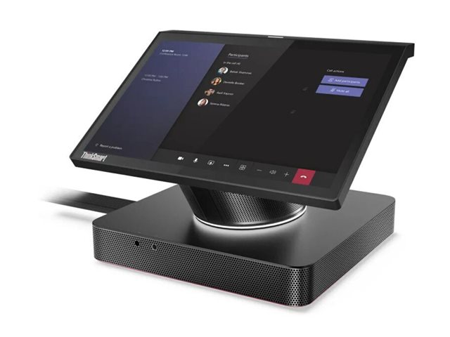Lenovo ThinkSmart Hub 11H1 - All-in-one Core i5 8365UE / up to 4.1 GHz - vPro - RAM 16 GB - SSD 256 GB - NVMe - UHD Graphics 620 - Gigabit Ethernet - Win 11 IoT Enterprise SAC - monitor: LED 10.1\" 1920 x 1200 (WUXGA) @ 60 Hz touchscreen - raven black, red (bottom cover) - Lenovo TopSeller - with 3 Years Lenovo Premier Support, First Year Maintenance