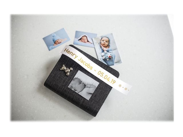 Brother TZe-R254 - Glossy - gold on white - Roll (2.4 cm x 4 m) 1 cassette(s) ribbon tape - for PT2430PC, PT2730, PT2730VP, PT9600, PTD600, PTD600VP, PTD800W, PTH500LI, PTP700, PTP710BT, PTP750W