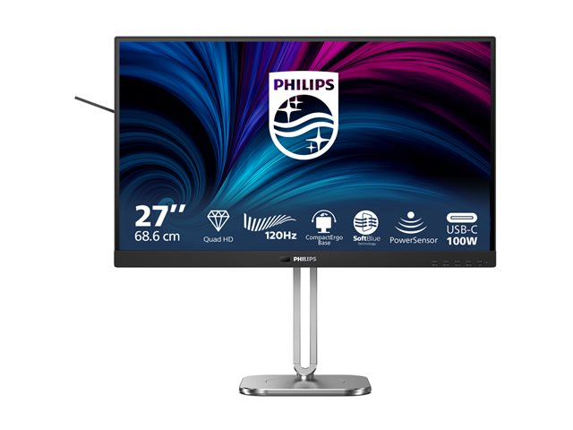 27B2U4601 27i IPS USB-C Docking QHD PowerSensor 4ms 2560x1440@120 Hz Wid 16/9 USB-C -DP-HDMI-Dpout RJ45-4xUSB 3.2 Brightness 350 cd/m S Contrastratio 50M:1 View